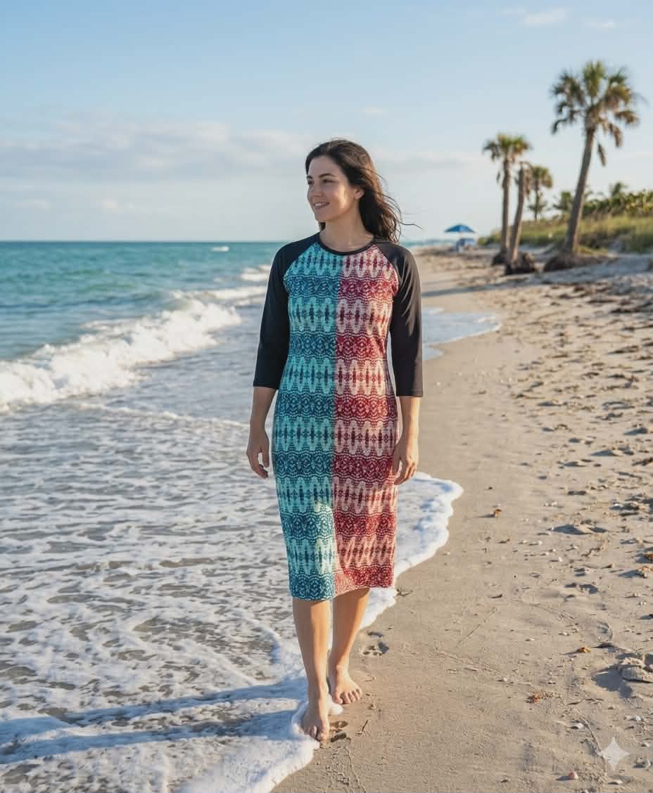tribal beach dress S / Long Sleeve Whether youre sipping a Color shoes Size:S/US 2-4 VINTAGE 90s PROM DRESS