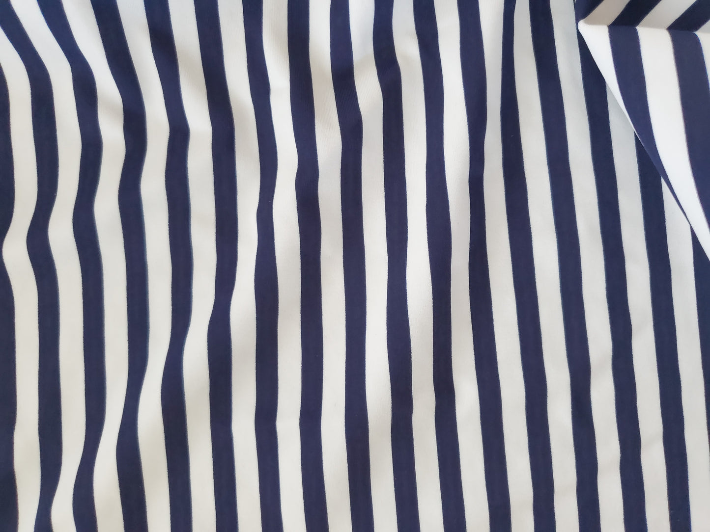 Navy Neon Stripe Dress