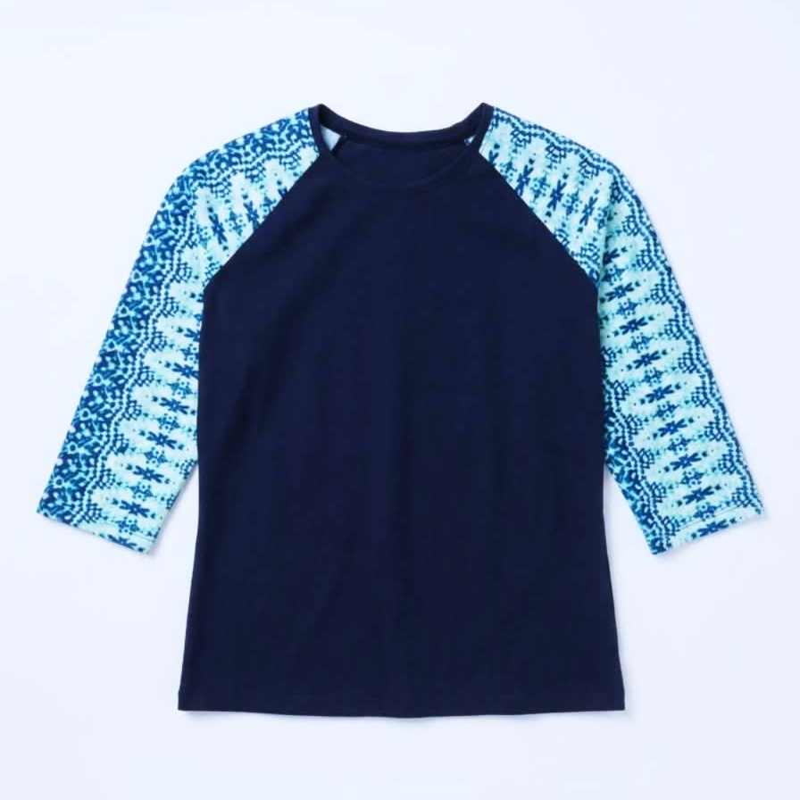 Navy Tribal Top